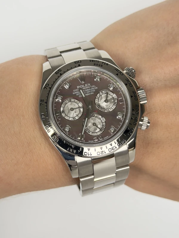 Rolex Cosmograph Daytona 40mm White Gold 116509-0044 4