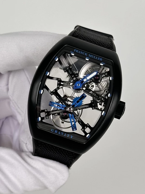 Franck Muller V 45 T GRAVITY  CS SQT BLUE 4