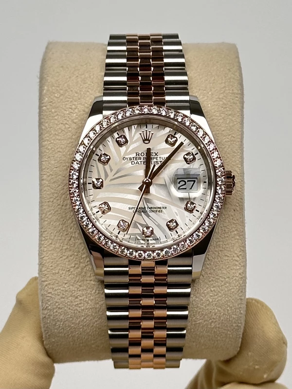 Rolex Datejust 36mm Steel and Everose Gold 126281rbr-0025 2