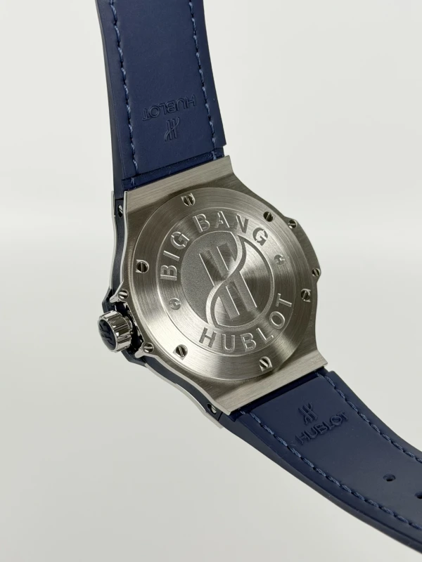 Hublot Bang Steel Blue Diamonds 38mm  361.SX.7170.LR.1204 7
