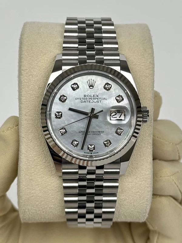 Rolex 36mm Steel and White Gold 126234-0019 2