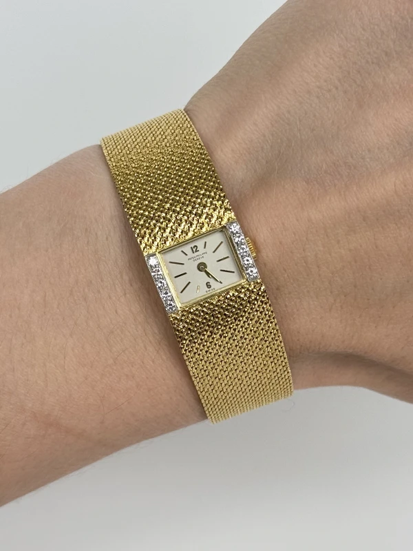 Patek Philippe Yellow Gold Diamond Bezel Vintage Ladies Watch 3319/1 6