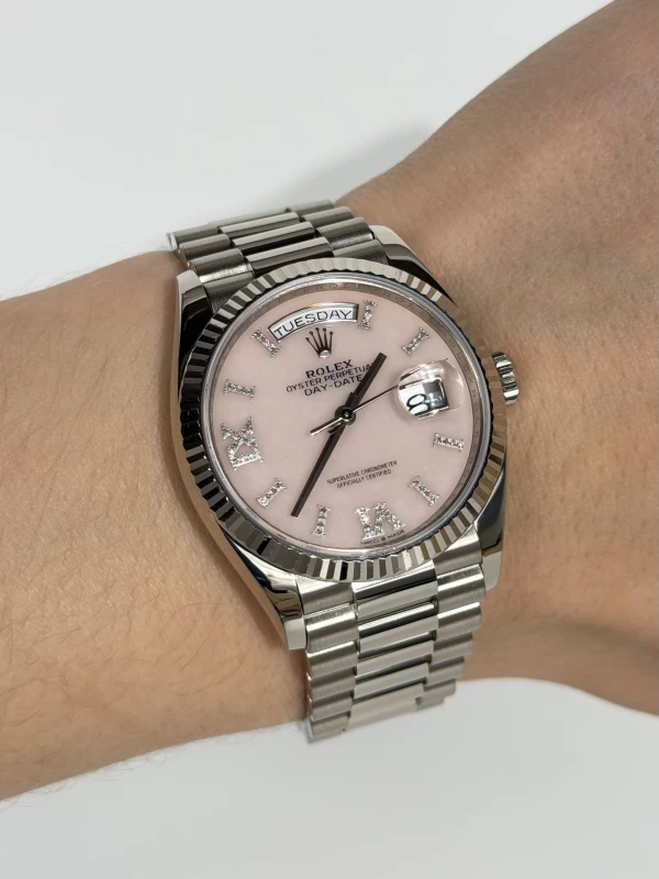 Rolex Day-Date 36mm White Gold 128239-0021 6