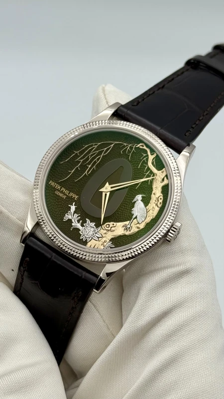 Patek Philippe Tsuba – Bird and Branches 5177G-029 3