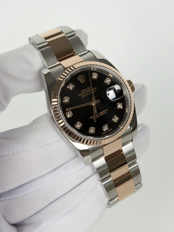 Rolex 36mm Steel and Everose Gold 116231-0071 2