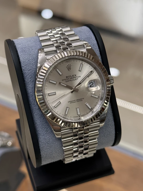 Rolex 41 mm, steel and white gold 126334-0004 4