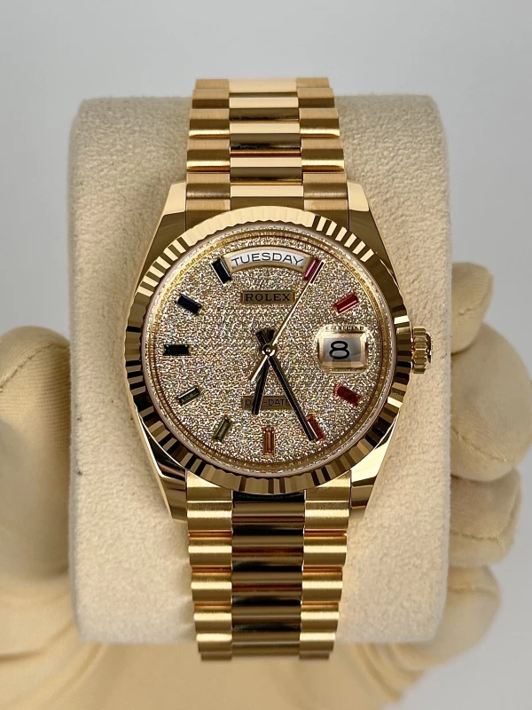 Rolex 36 mm, yellow gold 128238-0051 2