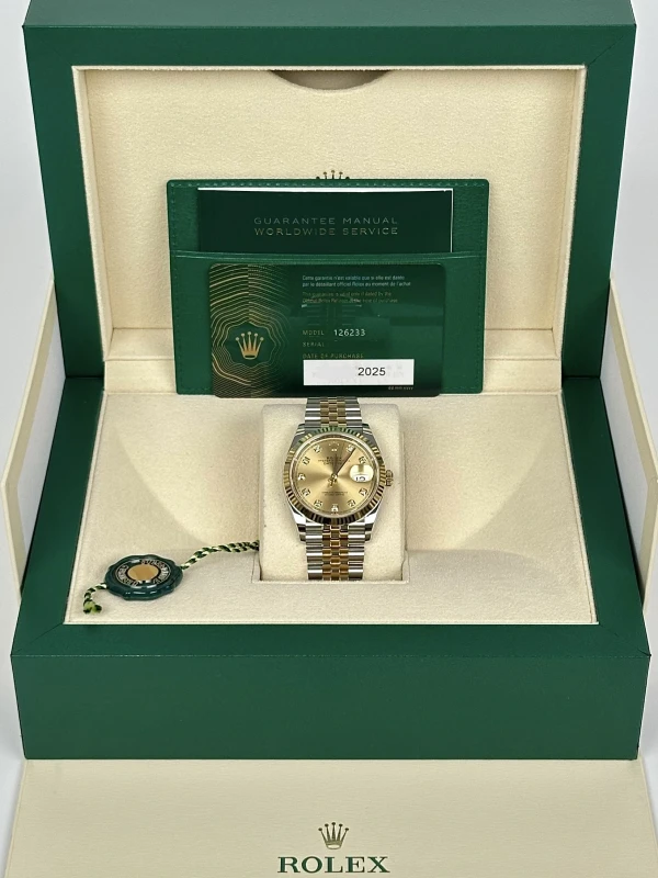 Rolex 36 MM, OYSTERSTEEL AND YELLOW GOLD 126233-0017 5