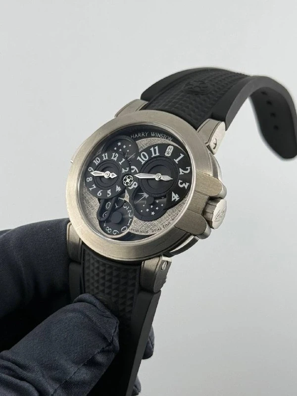Harry Winston Collection Dual Time Monochrome OCEATZ44ZZ008 3