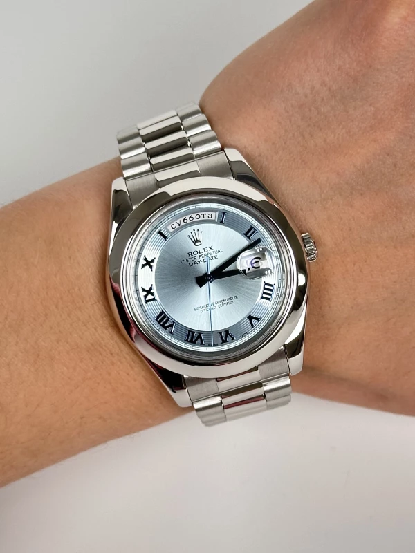 Rolex 41mm Platinum 218206 ibcrp 8