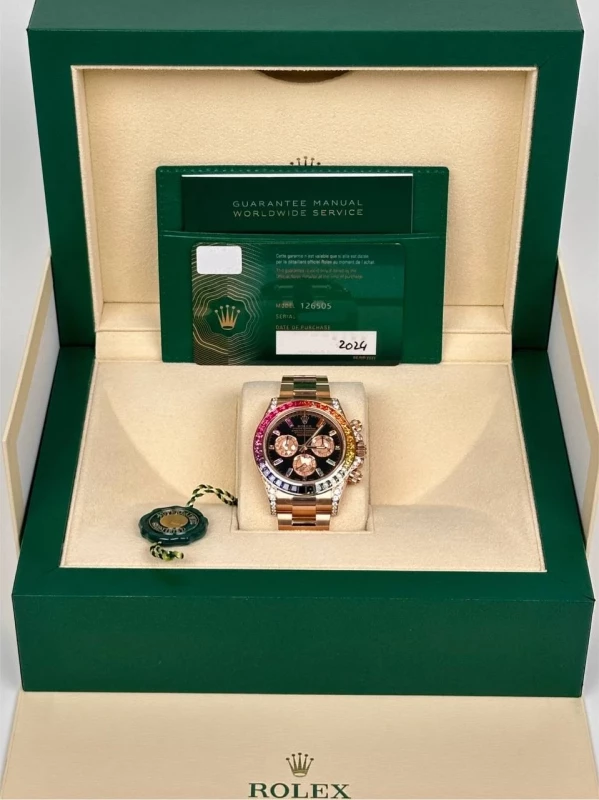 Rolex Cosmograph 40mm Everose Gold 'Rainbow' 126505XLAB 5