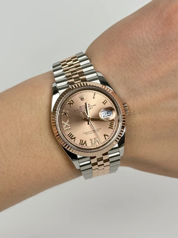 Rolex 36 mm, Oystersteel and Everose gold 126231-0027 7