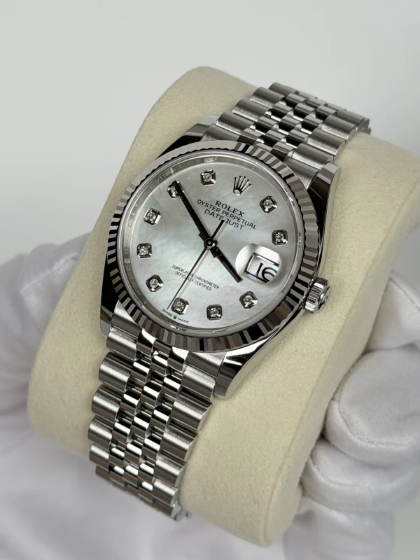 Rolex 36mm Steel and White Gold 126234-0019 3