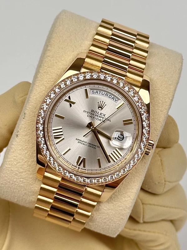 Rolex 40 MM, YELLOW GOLD AND DIAMOND 228348RBR-0007 4