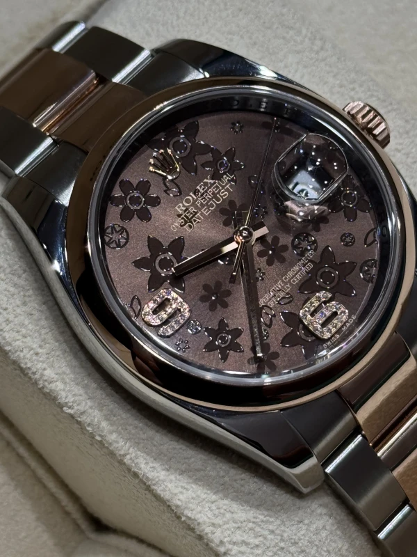 Rolex 36mm Steel and Everose Gold 116201-0105 3