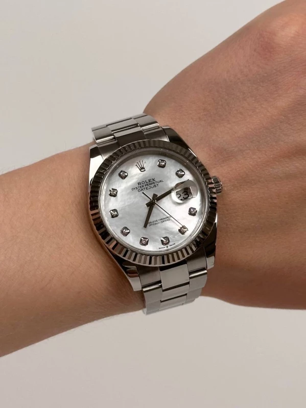 Rolex 41 mm, Oystersteel and white gold 126334-0019 изображение - 10