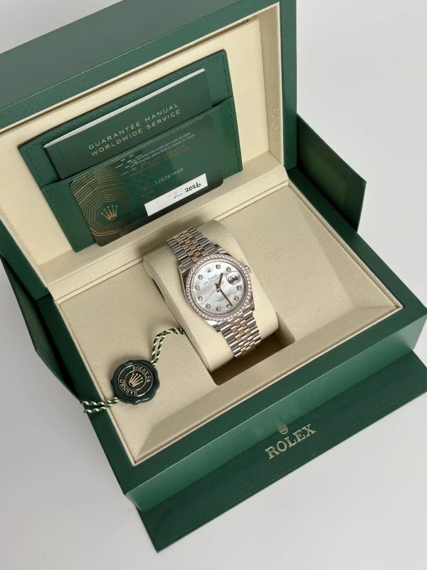Rolex 36mm Steel and Everose Gold 126281rbr-0009 5