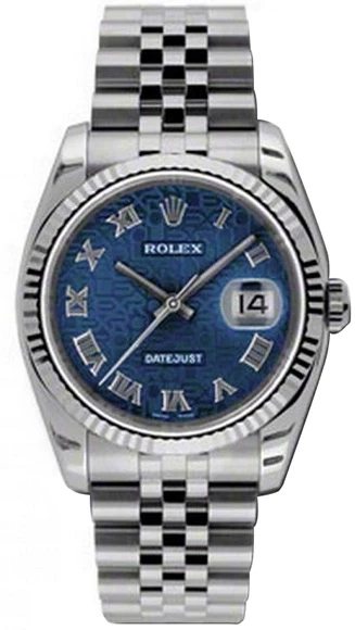 Rolex 36mm Steel and White Gold 116234 изображение - 1