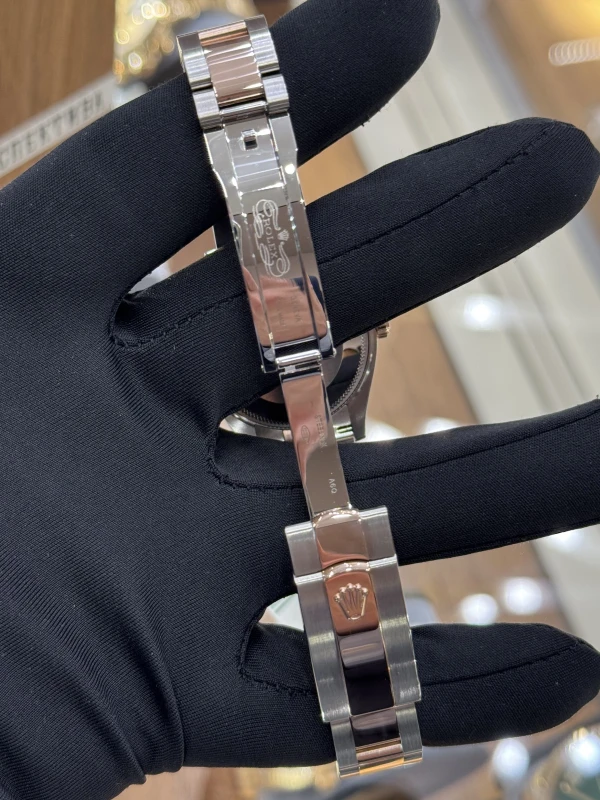 Rolex 31 MM, OYSTERSTEEL, EVEROSE GOLD ANDDIAMONDS 278341RBR-0029 5