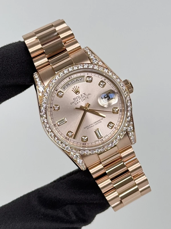 Rolex 36mm Everose gold 118235 2