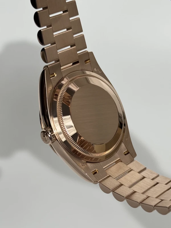 Rolex 36mm Everose Gold 128235-0068 Arabic 6