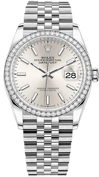 Rolex 36mm Steel and White Gold 126284rbr-0005 изображение - 1