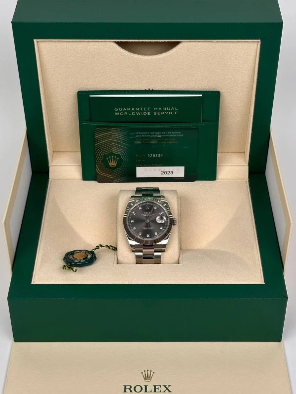 Rolex 41mm Steel and White Gold 126334-0005 5