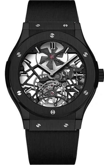 45 mm Classic Fusion Skeleton Tourbillon All Black Limited Edition 99