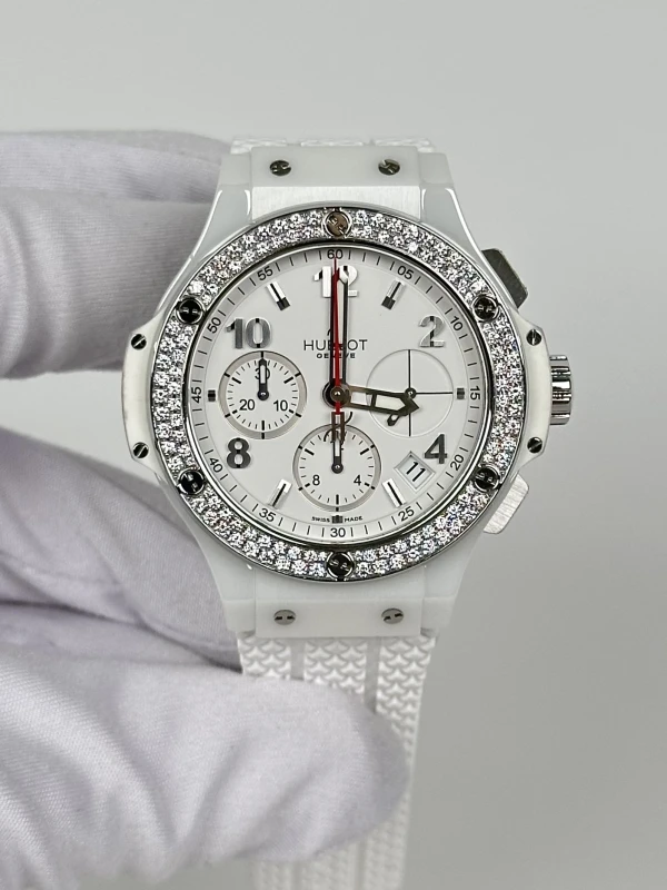 Hublot Steel White Diamonds 41 mm 342.SE.230.RW.114 2