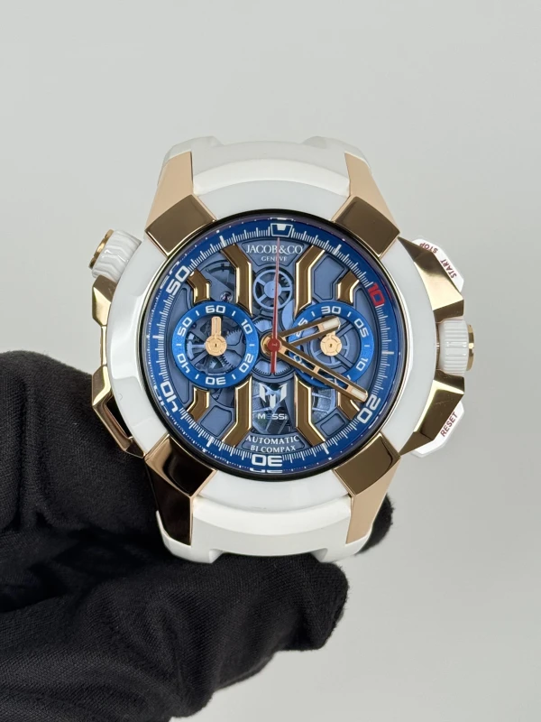 Jacob & Co Chrono Messi Rose Gold EC313.42.PE.AA.A 2