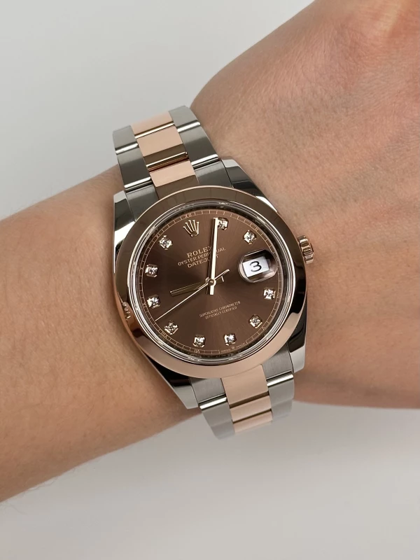 Rolex 41 mm, Oystersteel and Everose gold 126301-0003 7