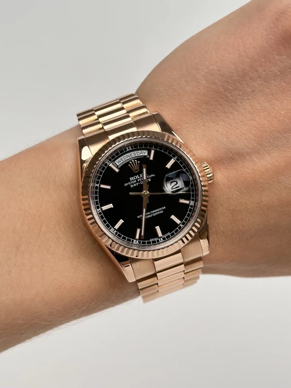Rolex 36 mm, Everose gold 118235f-0004 8