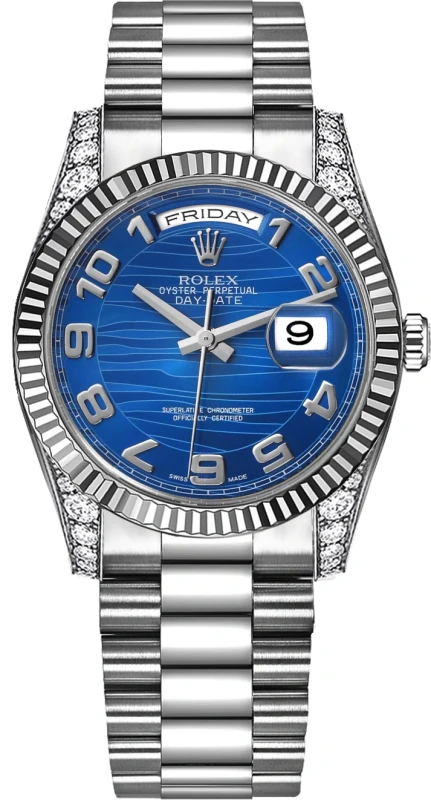 36 mm White Gold
