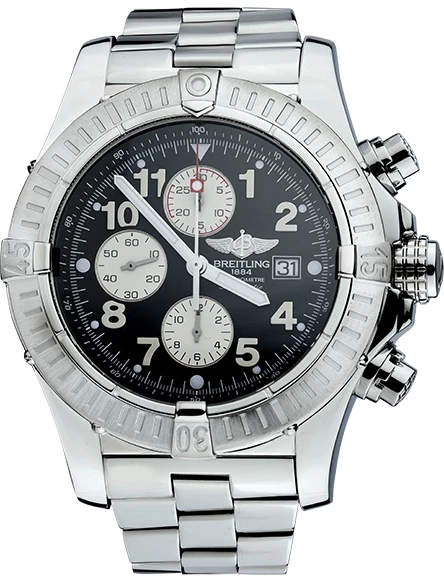 Breitling Super Avenger  A1370C1 Black_Wh-SS изображение - 1