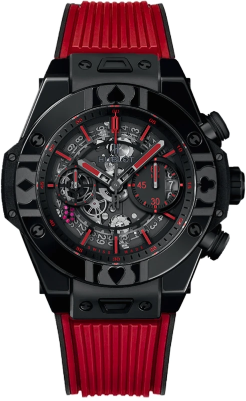 Unico World Poker Tour All Black 45 mm 