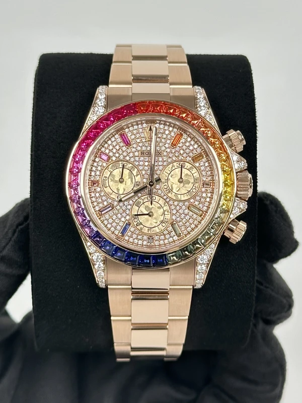 Rolex Cosmograph 40mm Everose Gold 'Rainbow' 126505XLAB 2
