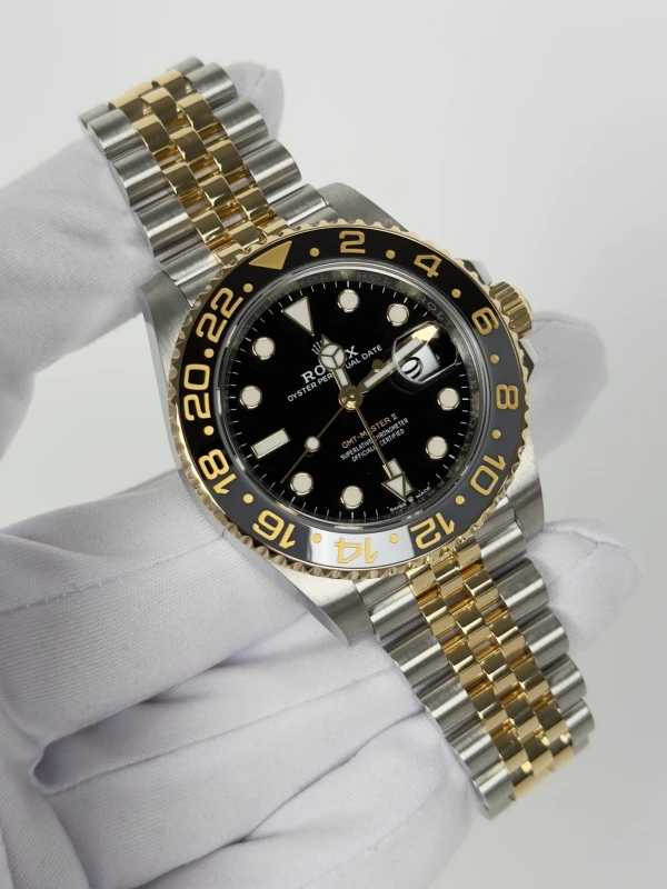 Rolex GMT Master II 40mm Steel and Yellow Gold 126713grnr-0001 2