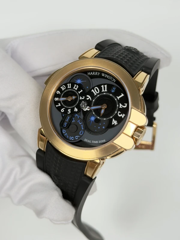 Harry Winston Dual Time Rose Gold OCEATZ44RR005 4