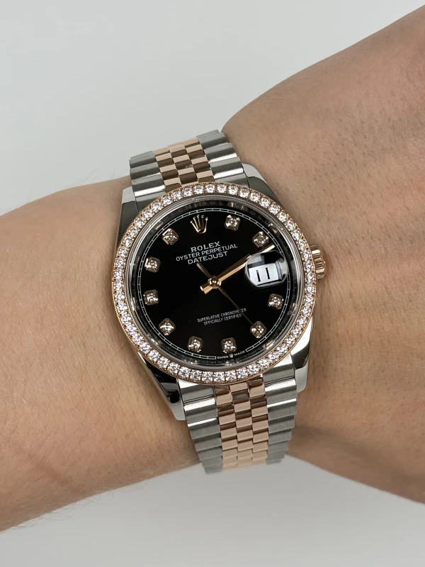 Rolex 36mm Steel and Everose Gold 126281rbr-0007 8