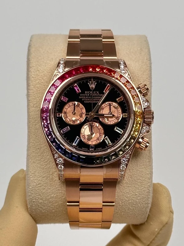 Rolex Cosmograph 40mm Everose Gold 'Rainbow' 126505XLAB 2