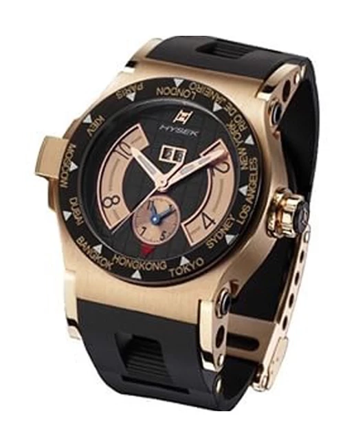 Jorg Hysek Timepieces ABYSS DUAL TIME Rose Gold
