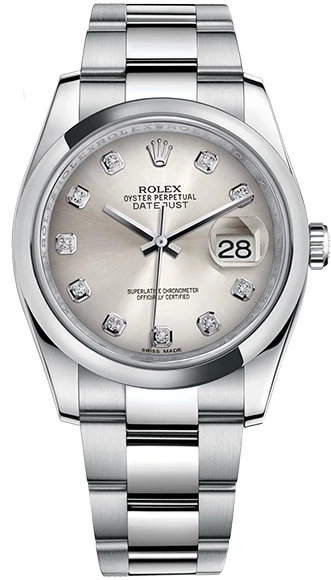 Rolex 36 mm, steel and white gold 116234 изображение - 1