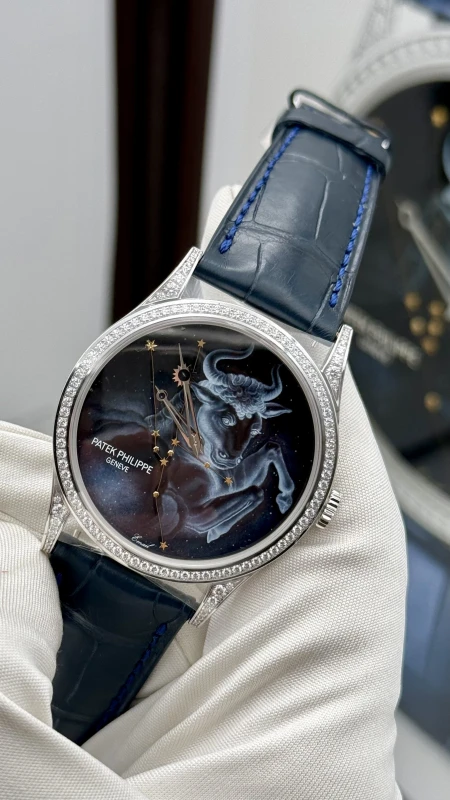 Patek Philippe Rare Handcrafts Zodiac TAURUS 5077/100G-063 3
