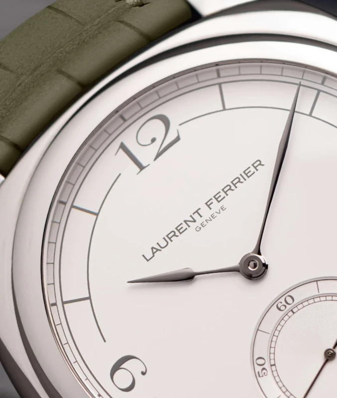 Laurent Ferrier SQUARE MICRO‑ROTOR RETRO SILVERY WHITE LCF013.AC.G3N 5
