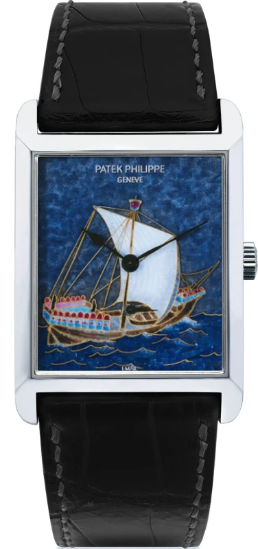 Patek Philippe Rare Handcrafts with Cloisonné Enamel Barque 5076P Set 3