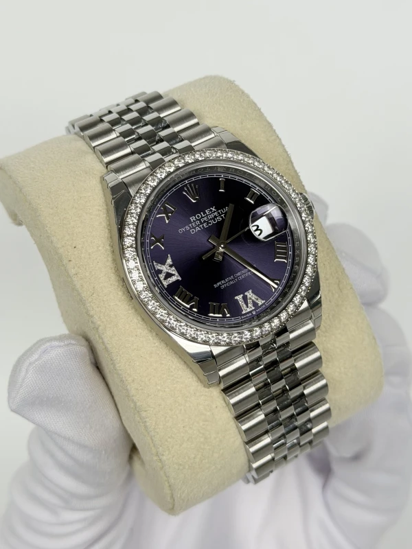 Rolex Datejust 36mm Steel and White Gold 126284rbr-0013 2