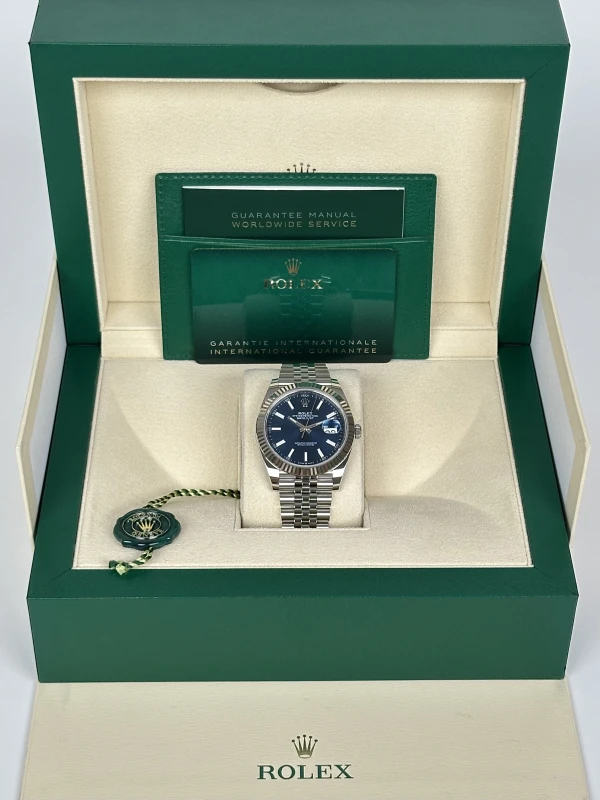 Rolex 41 mm, steel and white gold 126334-0002 5