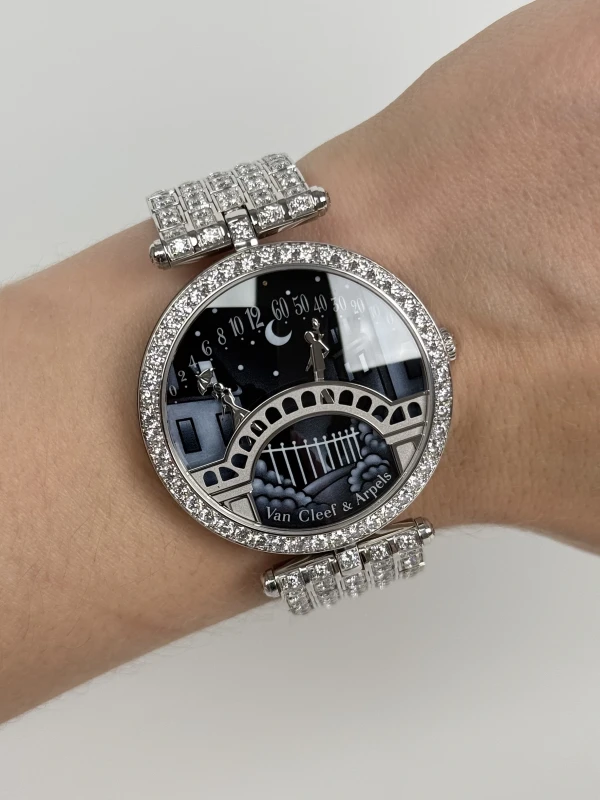 Van Cleef &amp; Arpels Lady Arpels Pont des Amoureux 38mm VCARN9VJ00 8