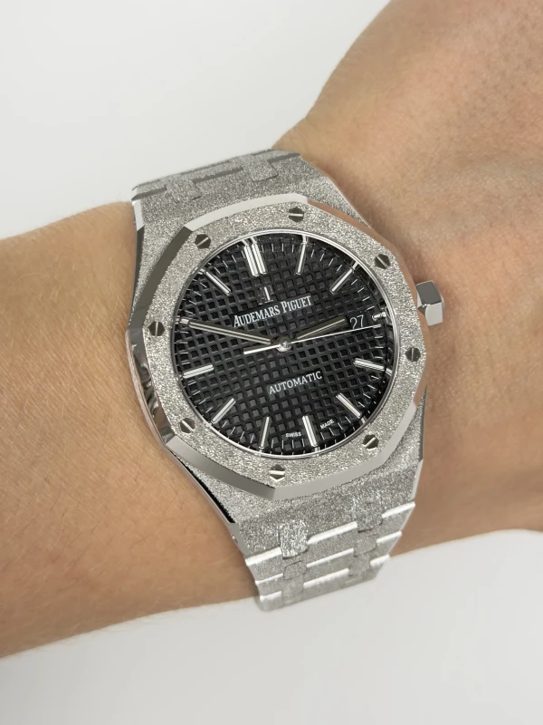 Audemars Piguet Frosted Gold 37mm 15454BC.GG.1259BC.03 5