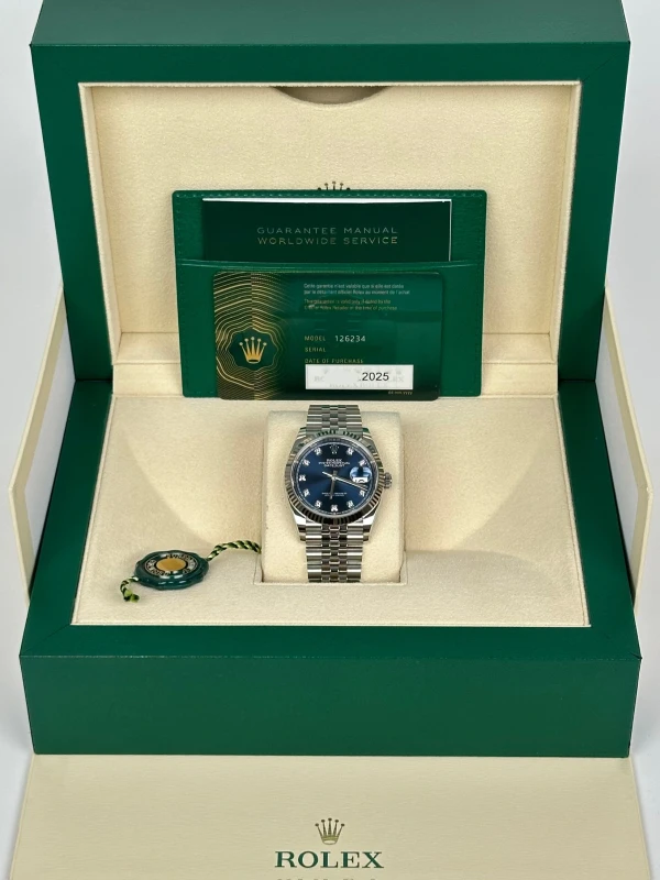 Rolex 36mm Steel and White Gold 126234-0037 5